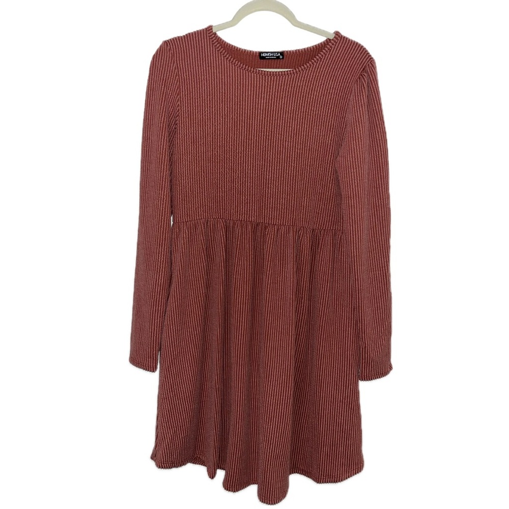 Hemish USA Oversized Ribbed Dress